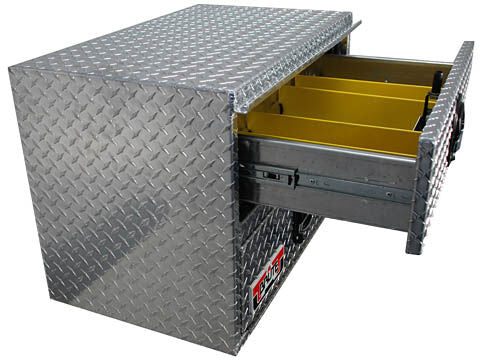 HD Underbody Toolbox, With Top Drawer & Bottom Door - 48in.L
