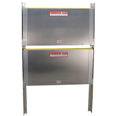 Folding Shelf Assembly 24in.D x 48in.L - Universal Fit 2 Shelves (Pair)