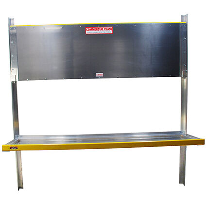 Folding Shelf Assembly 24in.D x 72in.L - Universal Fit 2 Shelves (Pair)