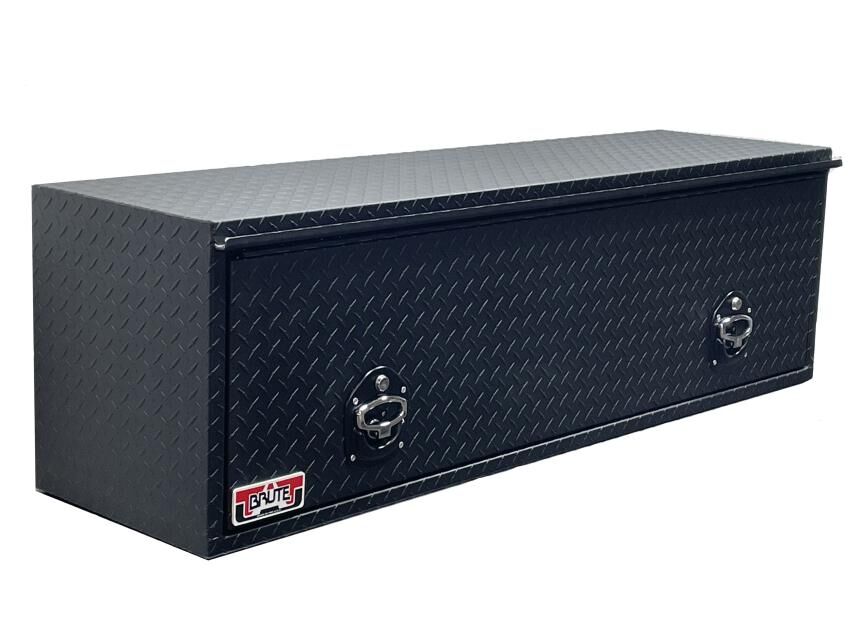HD Top Sider Toolbox, With Flip Up Door, Black Texture - 48in.L