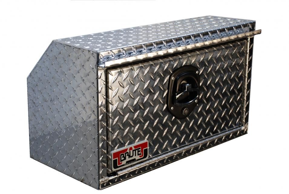 HD Underbody Toolbox, Drop Down Door, With Rear Angle To Avoid Fuel Fill - 24in.L