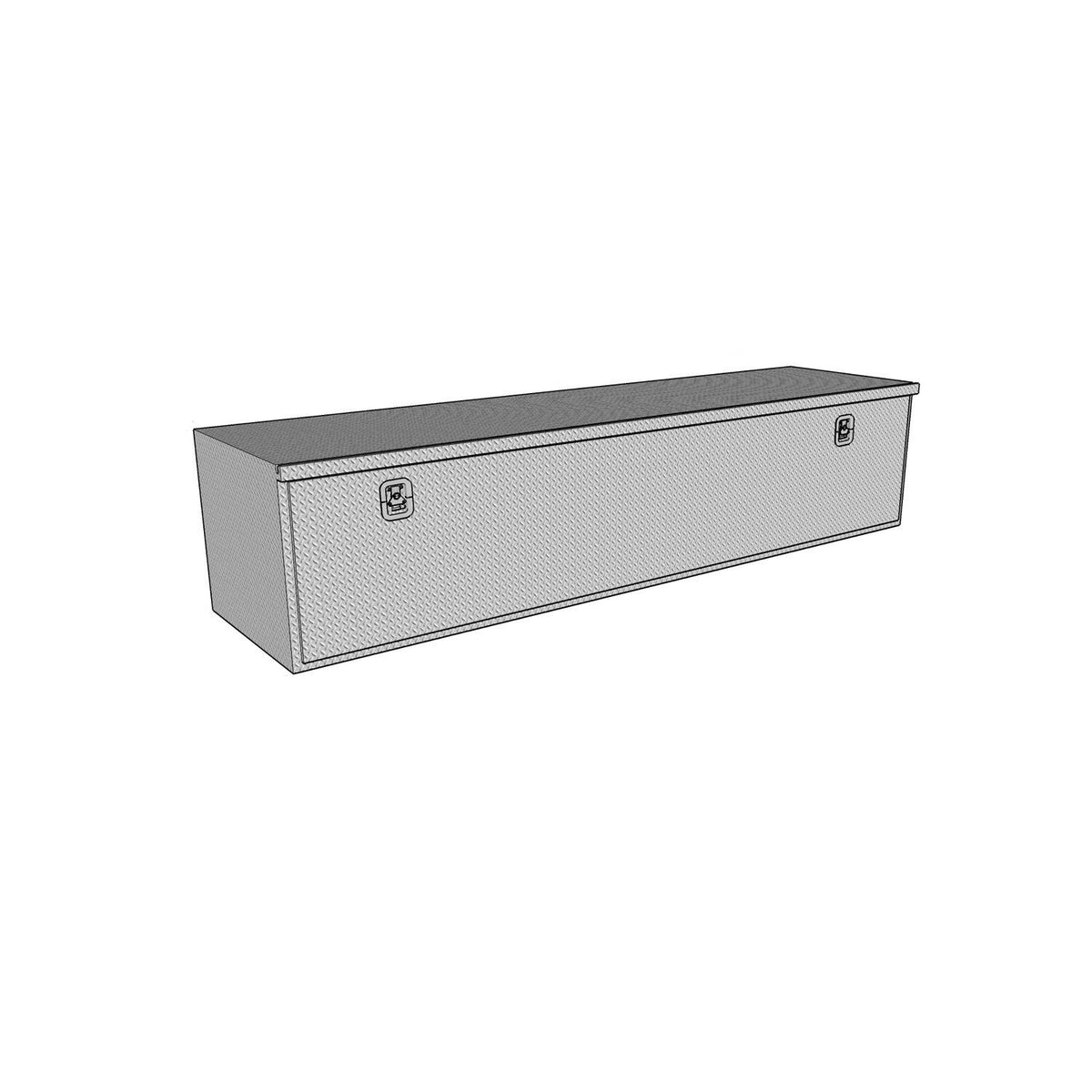 HD Underbody Toolbox, Drop Down Door - 24in.H x 24in.D x 60in.L