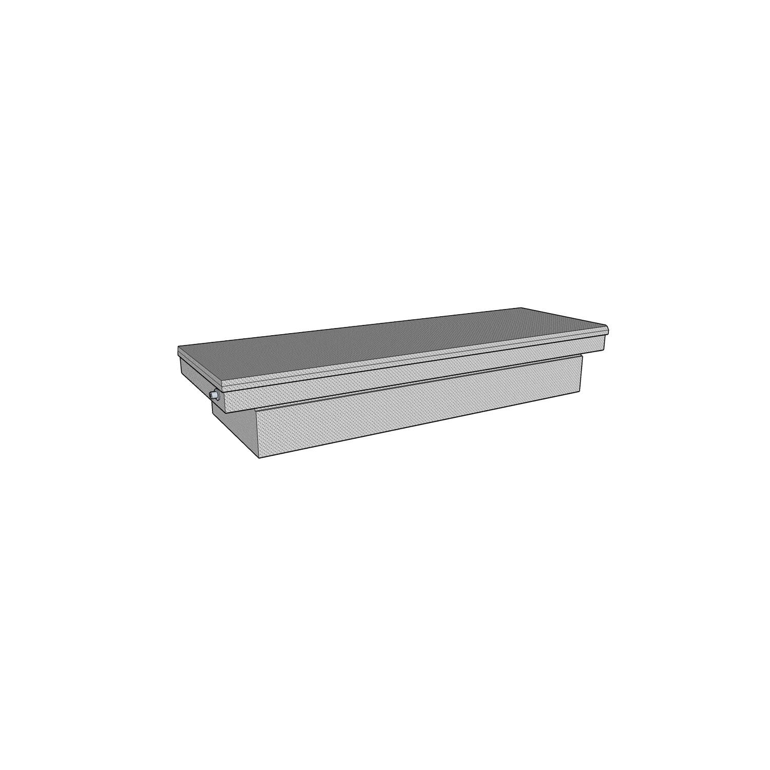 Full Lid Full Size Toolbox- Shallow Depth - 13in.H x 20in.D x 60in.W
