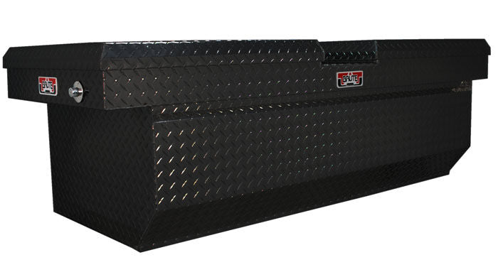 Gull Wing Lid Full Size Toolbox - Extra Deep / Extra Wide With Slant, Black Texture - 27in.H x 23in.D x 71in.W
