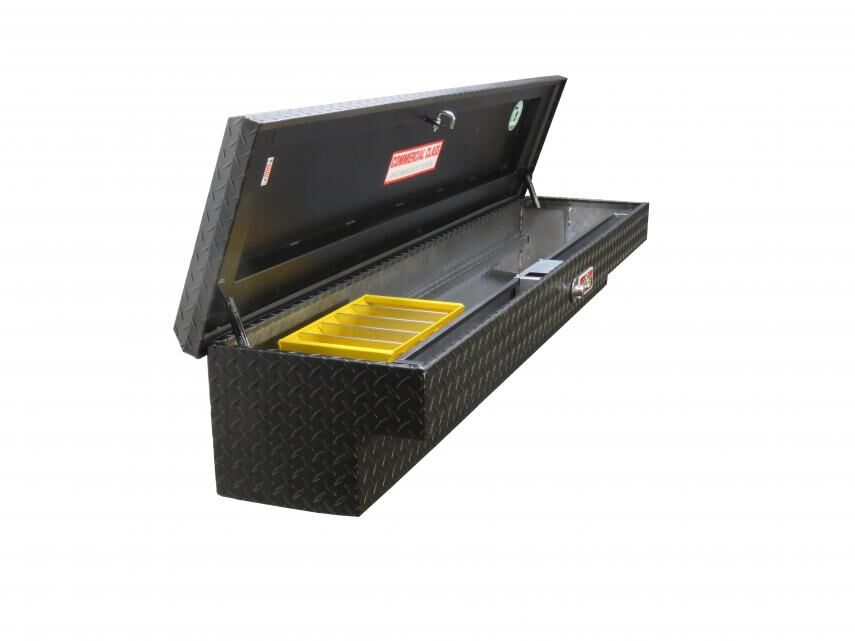 LoSider Side Rail Toolbox, Black Texture - 70in.L