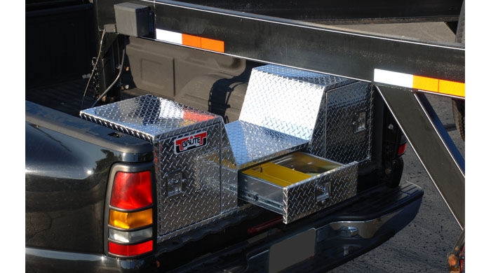 Goose Neck / Fifth Wheel TailgateToolbox 1 Drawer / 2 Rear Swing Doors - 57in.W