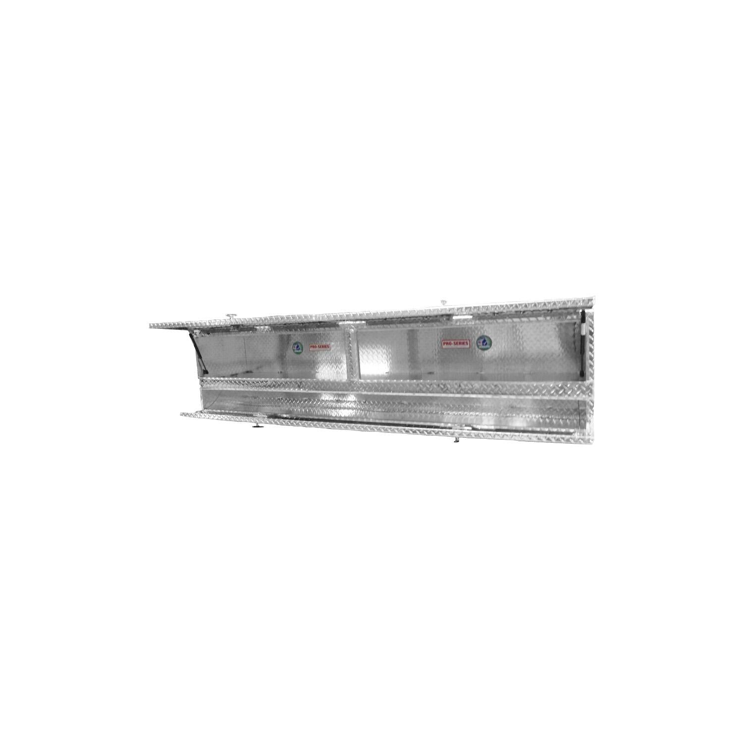 High Capacity Flatbed Contractor Top Sider Toolbox With Doors - 96in.L