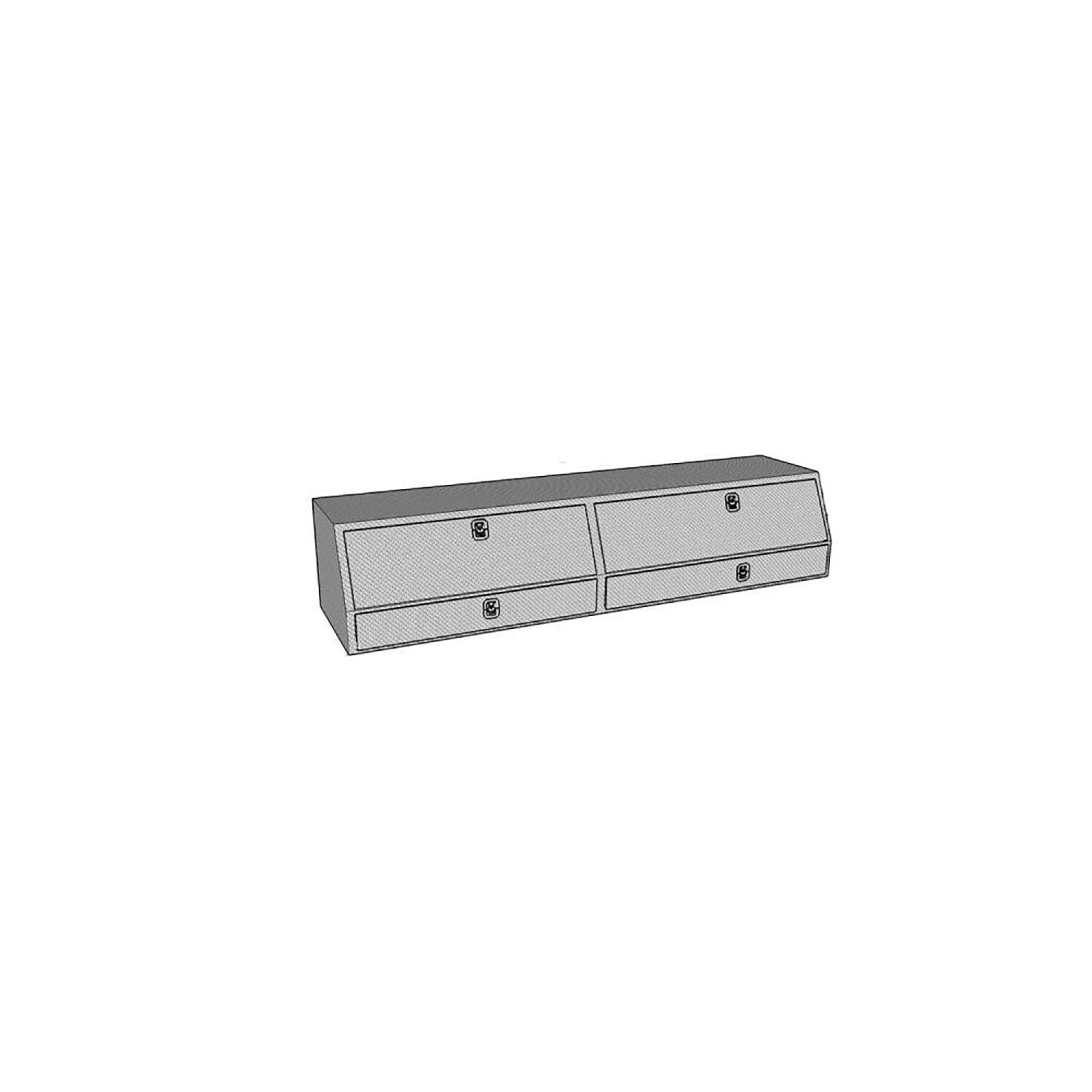 Contractor Top Sider Toolbox With Drawers & Doors - 90in.L