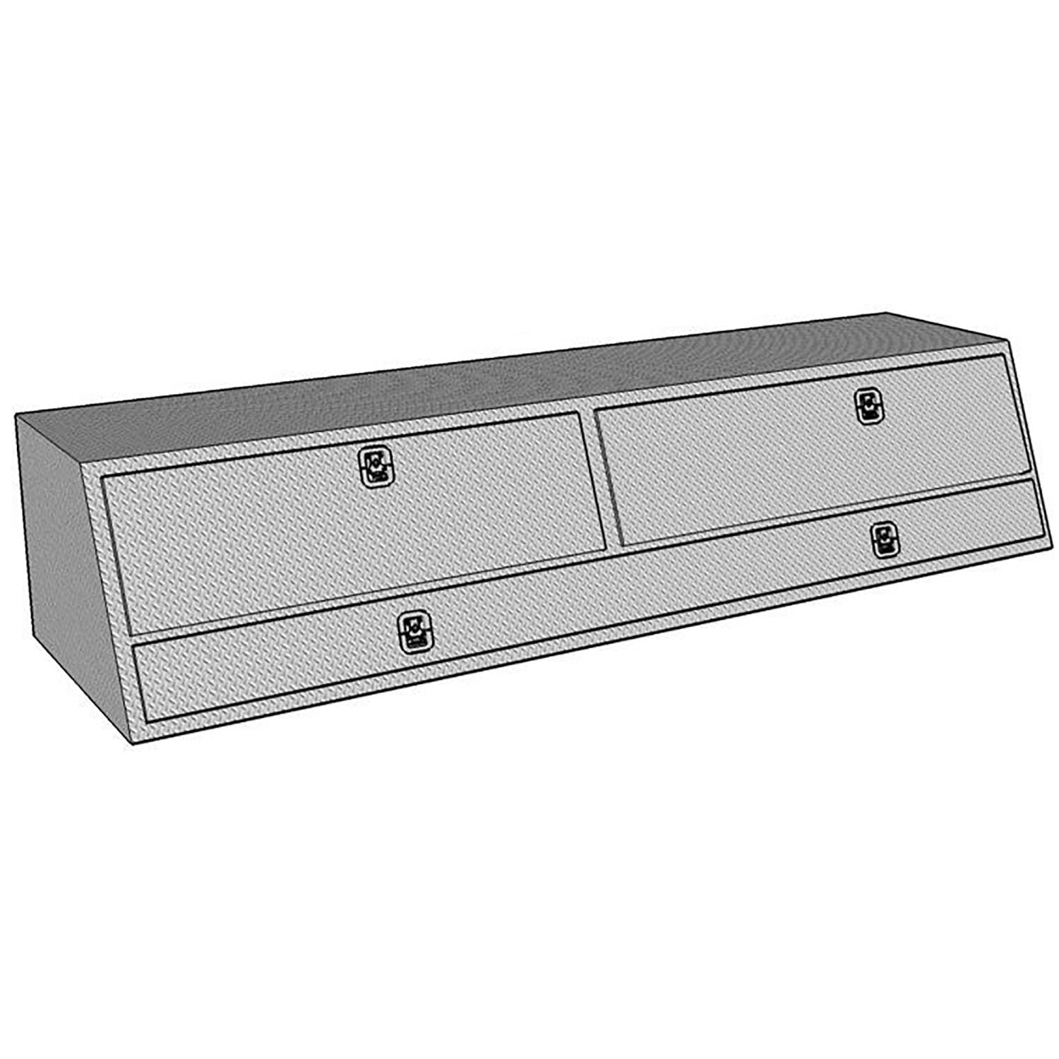 Contractor Top Sider Toolbox With Doors - 96in.L